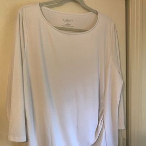 NWT Talbots white crepe top